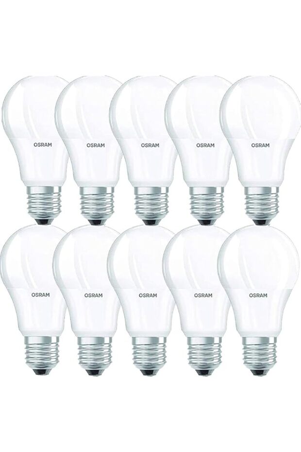 Osram E27 2700K 8W Dimmable LED Bulb, Warm White 10-Pack