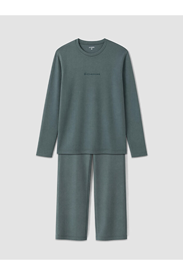 Standard Fit Printed Men's Pajama Set for Style Enthusiasts from Uzg Store