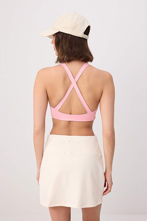 Pembe Dalgıç/Scuba Kaplı Spor Sütyeni THMSS25SS00021 - 7