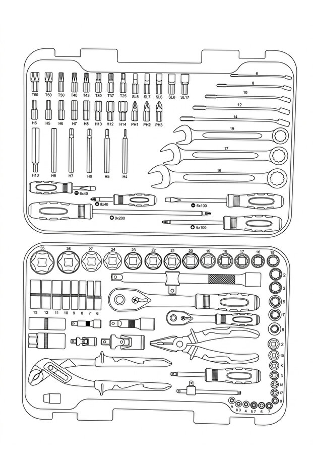 Tool Case Set 98Pcs Taiwan Tool Set - 4