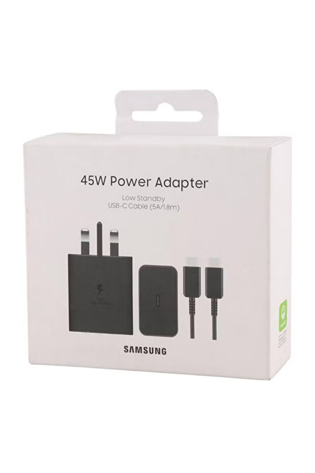 Samsung 45W Power Adapter USB-C Super Fast Charging Charger with 1.8m Cable For S24 S23 S22 Fold....