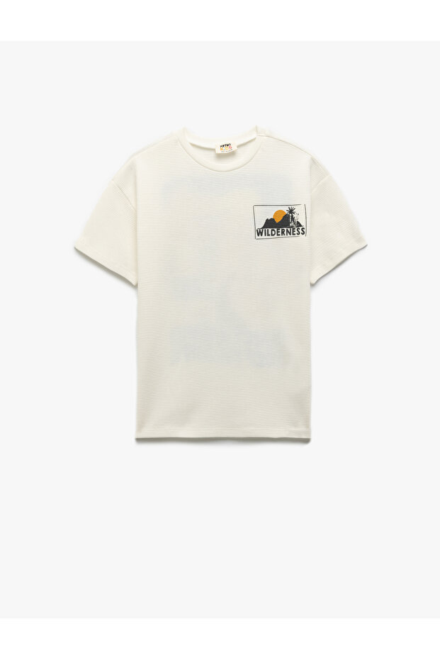 Cotton Crew Neck Printed Short Sleeve T-Shirt