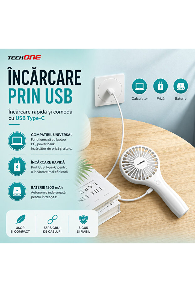 Mini ventilator portabil Eazy Breezy - 7