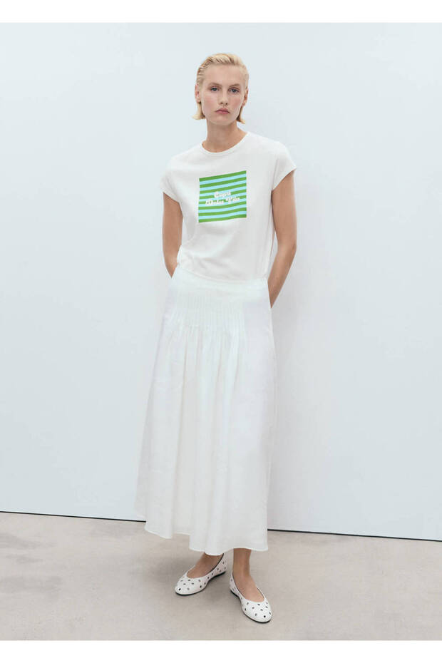 Boat patterned cotton T-shirt - 2
