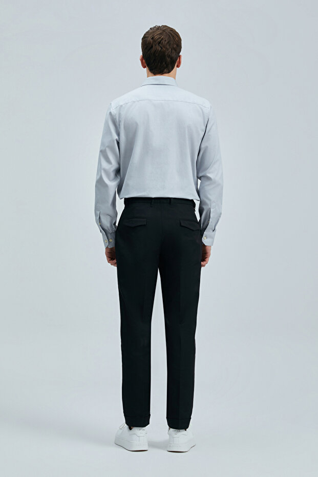 Danıel Erkek Basic Gömlek Regular Fit Gri - 6