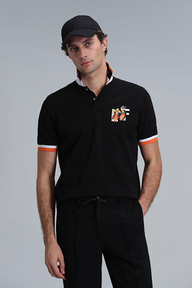 Ruby Smart Erkek Polo Tişört Siyah - 3