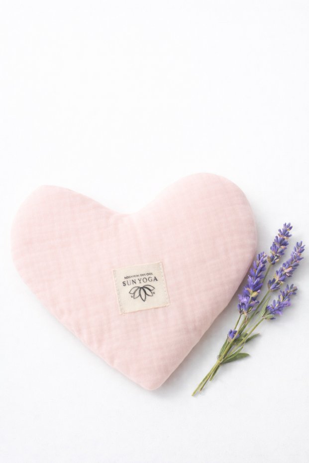 Lavender Meditation Eye Pillow-Eye Cushion (for Savasana & Sleep) Pink Color