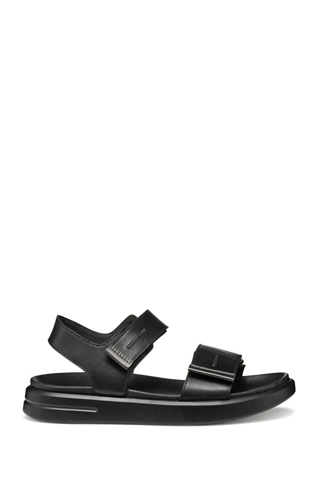 Women's Black D Xand 2S E - Smo. Lea + Pear Banded Genuine Leather Sandals D45Pae043Ajc9B1G