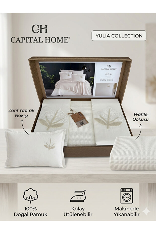Yazlik 4-Piece Pique Set