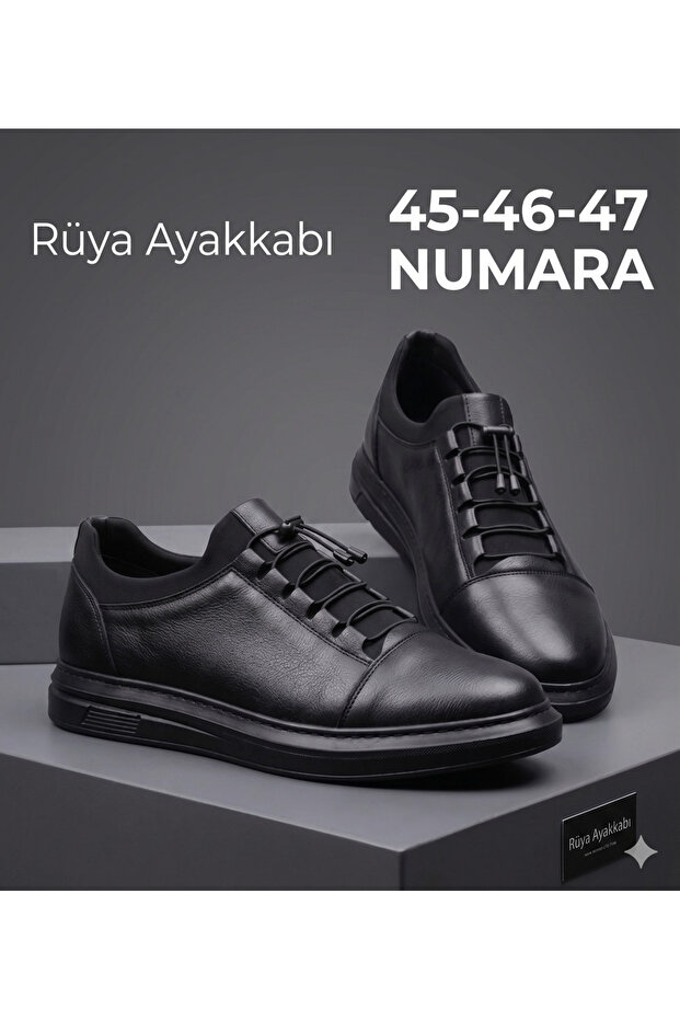 45-46-47 Large Size Men's Leather Shoes