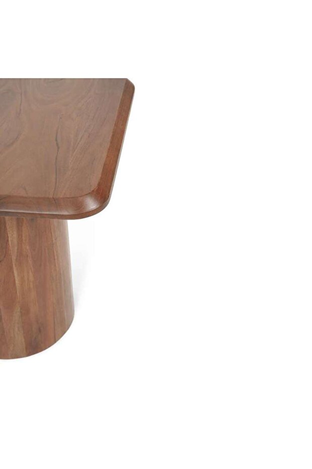 Cayman End Table Solid Wood - Brown" - 5