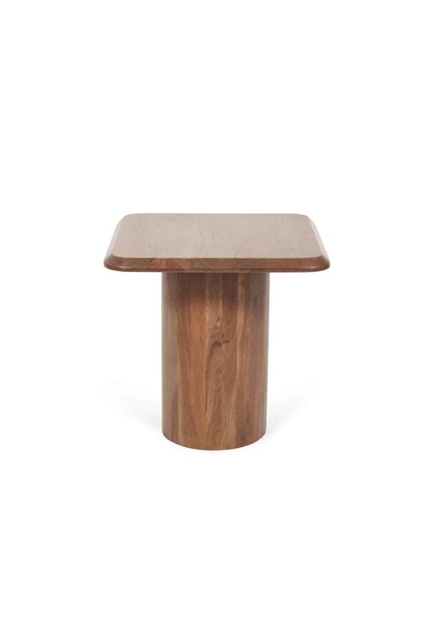 Cayman End Table Solid Wood - Brown" - 3