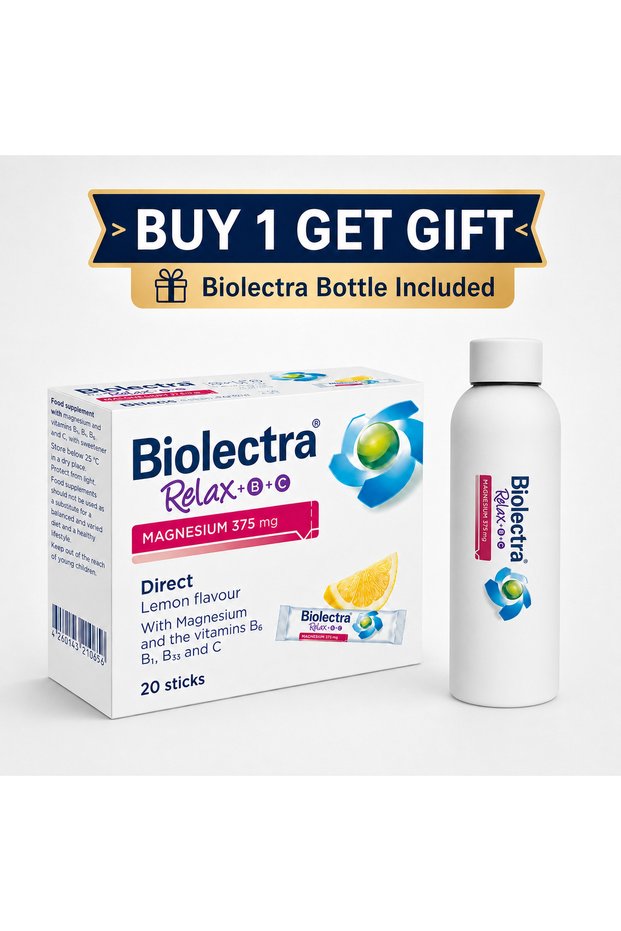 Relax B C Magnesium 375 mg +Free Bottle Gift