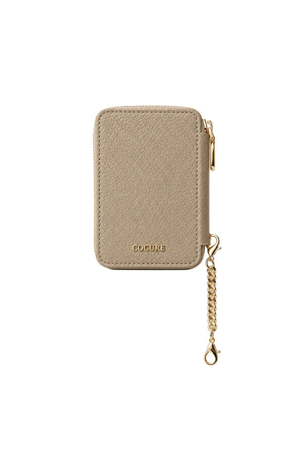 Combinable - Zippered Chain Detail Magsafe Wallet & Card Holder - by Bero Lina