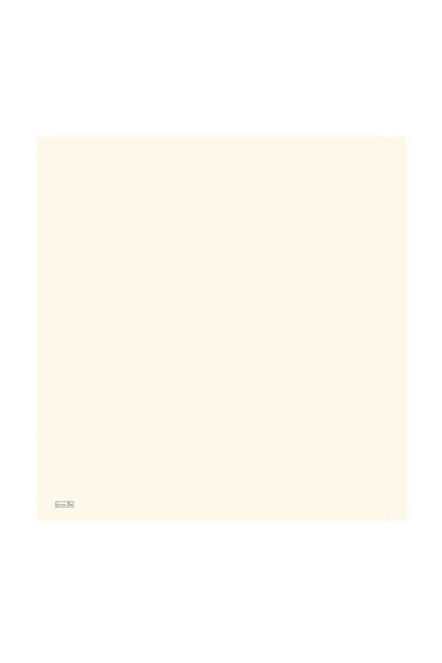 Cream Solid Color Sura Silk Scarf