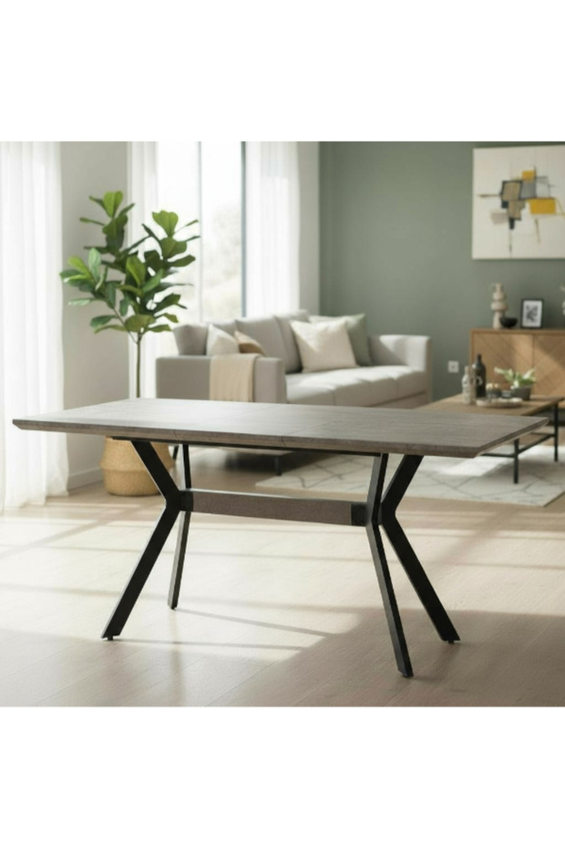 High-Quality and Durable MDF Extendable Dining Table - 6