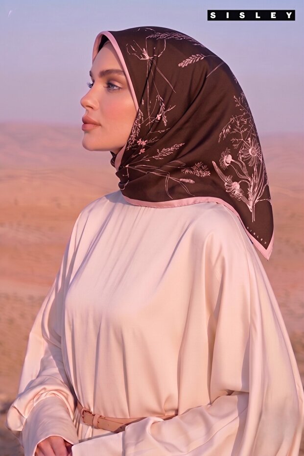 Silk Satin Scarf-2032-90*90