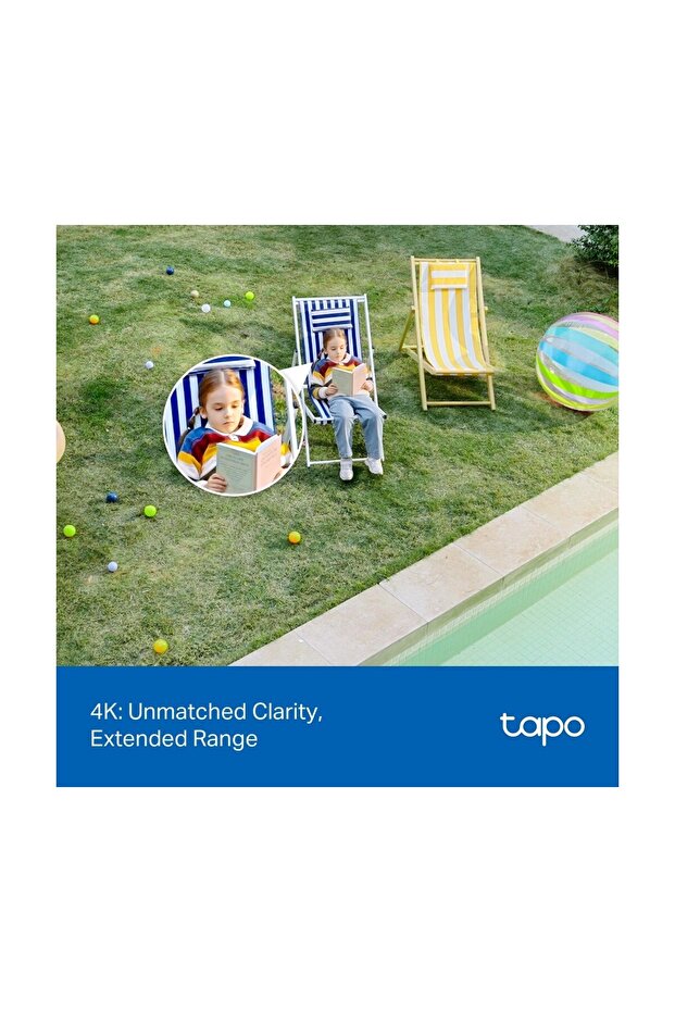 Tapo C560WS 4K 8MP 360° Renkli Gece Görüş ve Akıllı Hareket Algılama Dış Mekan Güvenlik Kamerası - 7