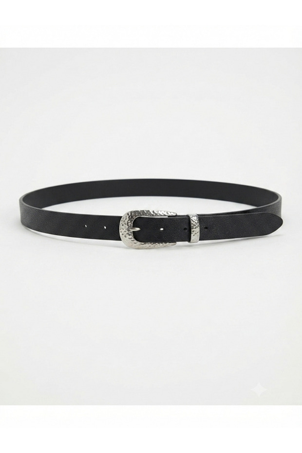 Women's Belt Buckle Bridge Detailed Casual 2.8 cm