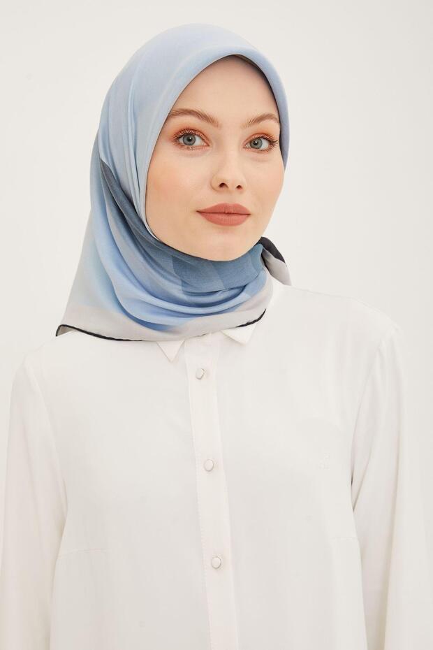 سلسلة نوستالجيا وشاح حرير سورا 100% 8904D 13