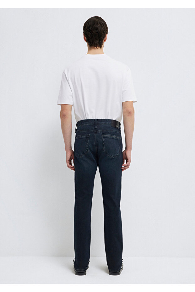 Jake Lux Black Puslu Vintage Koyu Jean Pantolon 0042287868 - 6