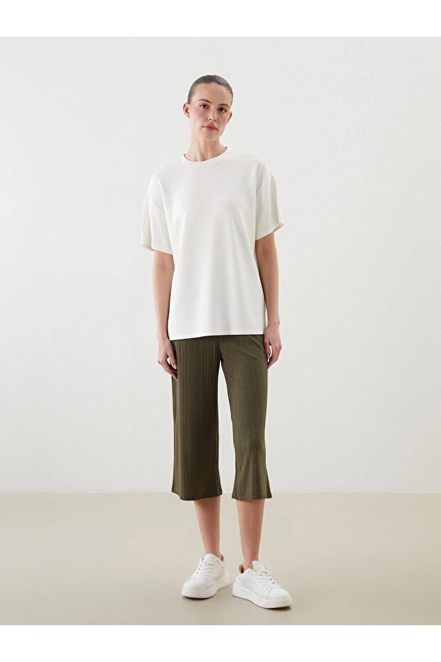 Elastic Waist Women's Capri (S5)