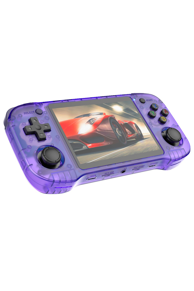 Purple 128G BOYHOM Handheld Retro Game Console 4.2 Inch HD IPS Screen Portable Video Player