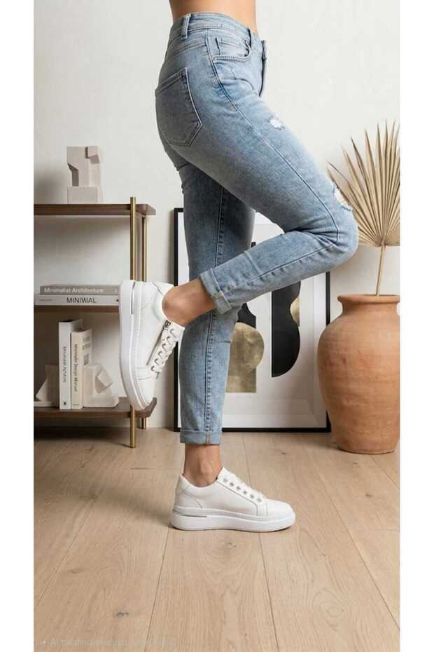 Melinta Yanda Zippered Flat Sole Women's Shoes