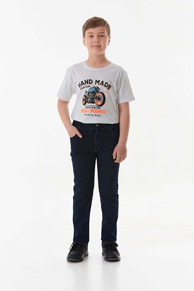 Boy's Jean with Elastic Waist