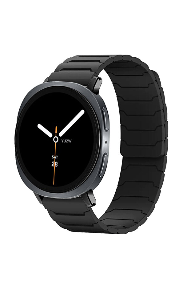 Watch 8 40-44-46mm black Magnetic Band for Watch 9 8 44mm 40mm Silicone Loop Strap Replacement Bra