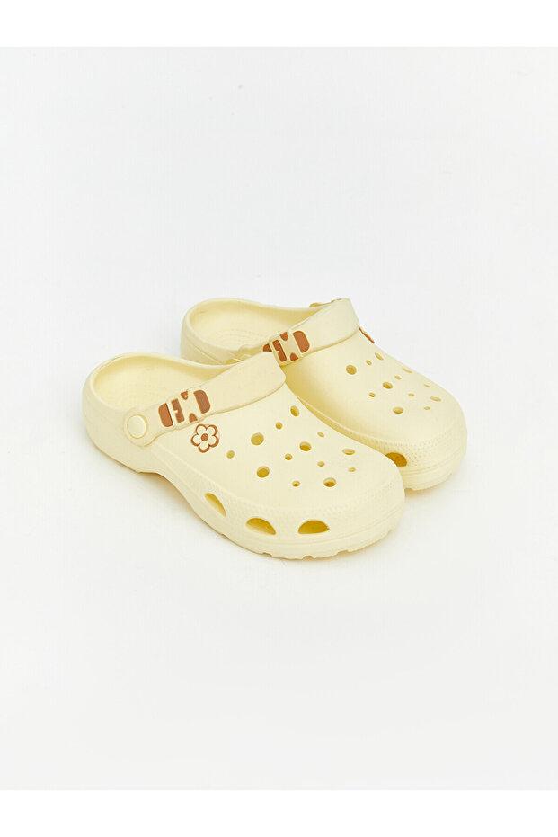 Lcw Steps Yellow Floral Printed Women's Beach Sandals