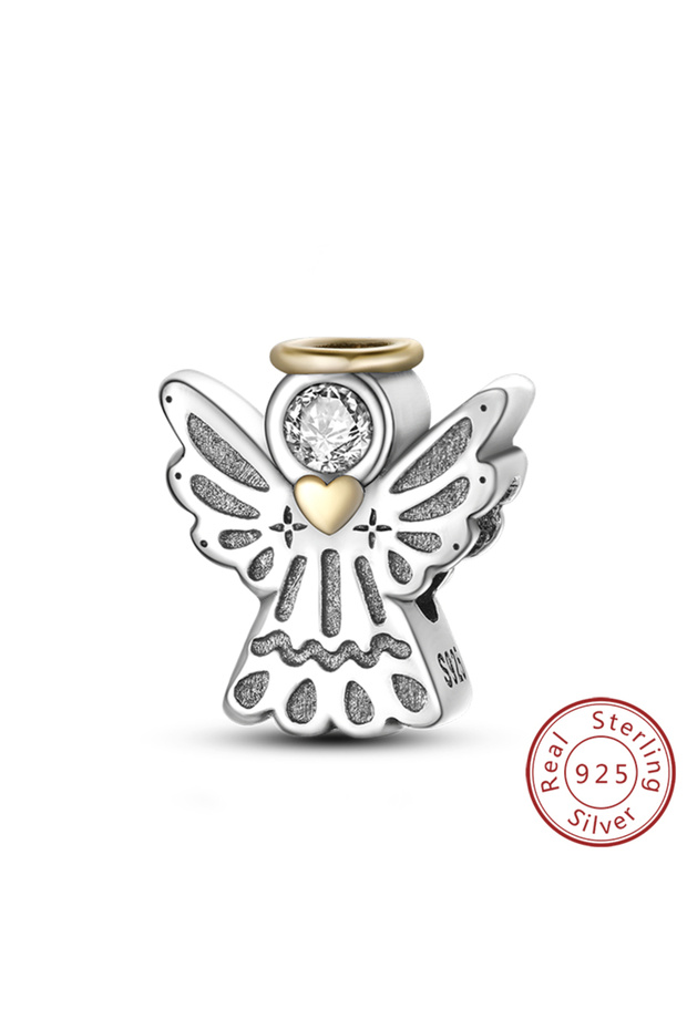KTC225 New 925 Silver Dream Charms Baeds Angel Devil's Eye Fatima's Hand Cross Charms Pendant Fit Or