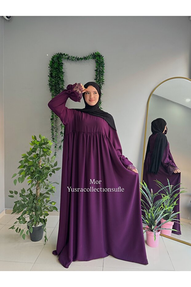 عباية إيرفا فستان تطريز