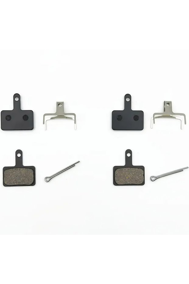 WHITE 2Pairs Bicycle Mountain Bike Disc Brake Pads Resin For Shimano B01S MT200 M400 MT500 UR300 M31