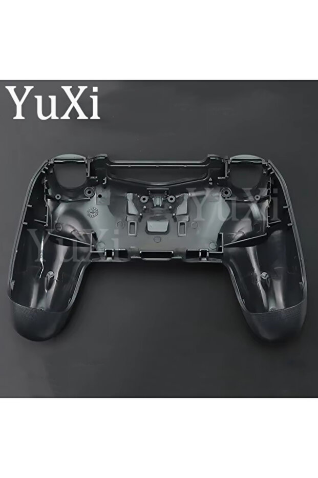 غطاء سفلي أسود لوحدة تحكم PS4 اللاسلكية، غلاف خلفي أسود وأبيض لـ P