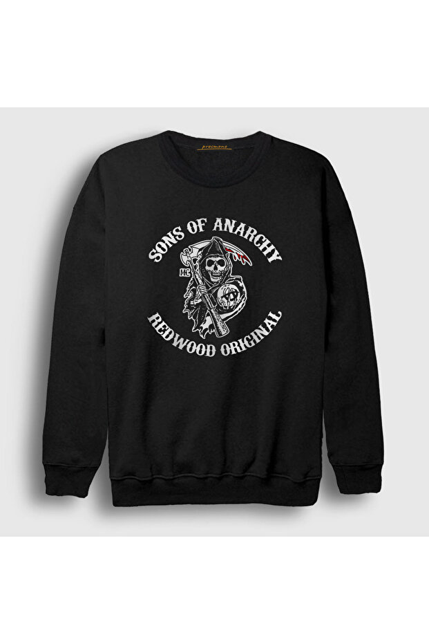 Unisex Black Redwood Sons Of Anarchy Sweatshirt 215821tt