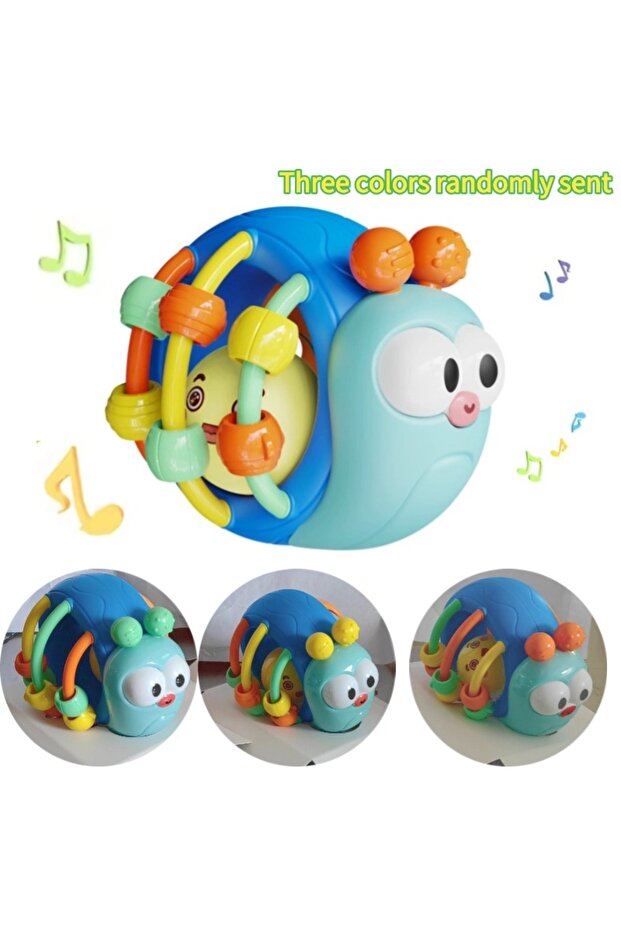 blue snail Baby Balls Rattle Comforter Toy Soft Hand Grasp Ball Educational Sensory Toys Activity Ba