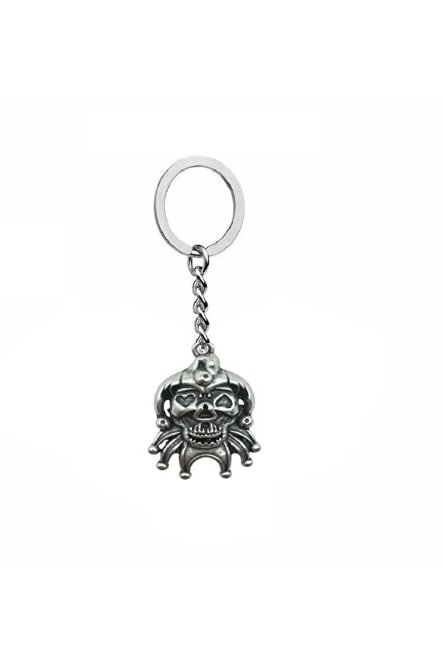 Unisex Keychain with Gothic Clown Figure – Dark, Original and Alternative Design