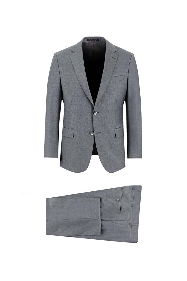 7 Drop Slim Fit Slim Fit Wool Suit