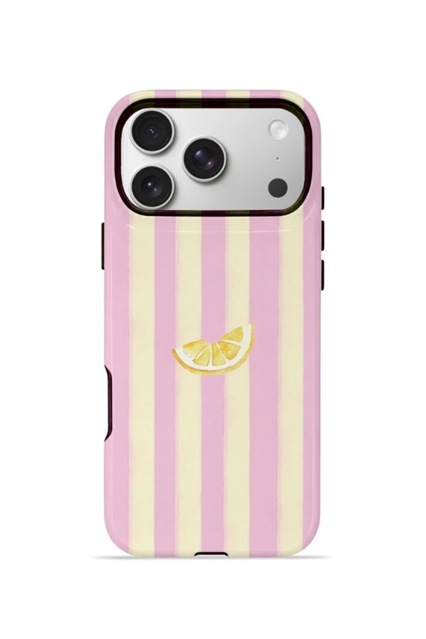 iPhone 17 Pro Max Vorian Double Layer Case Lemon Charm Pink