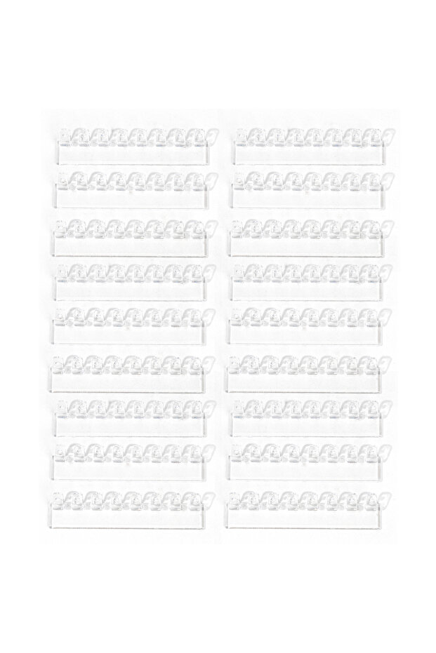 18pcs 3/6/12/18pcs Necklace Storage Rack, Bracelet And Earrings Link With 8 Hooks, Anti-Tangle Wall-