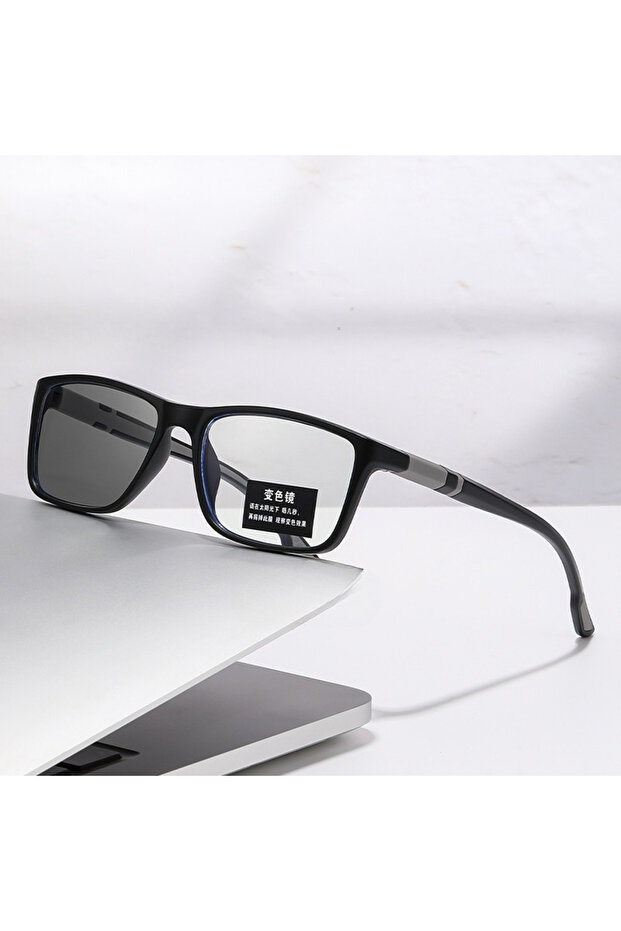 +75 GRAY +0.5 +0.75 Photochromic Ultra Light Anti Blue Light Reading Glasses Intensity Suitable for