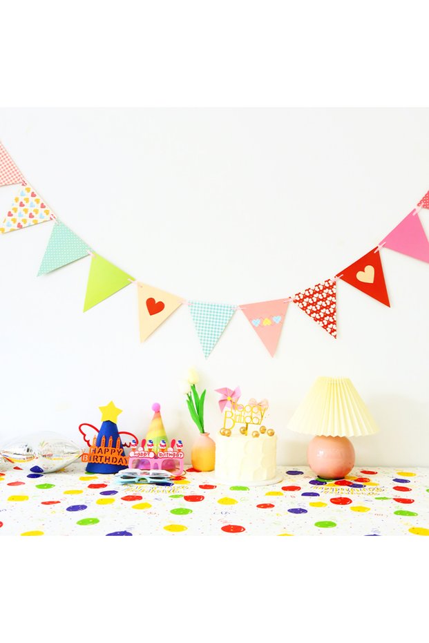 Type B Cartoon pattern banner for birthday celebrations, background decoration for birthday parties