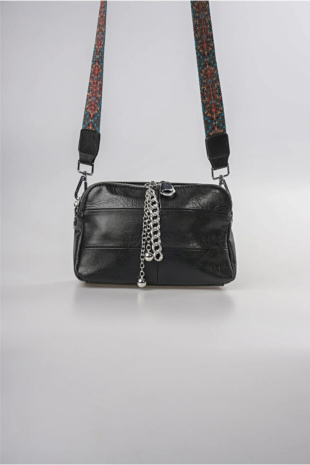 Women's Crossbody Bag Daily Stylish Use Lightweight Multi-Compartment Modern Design Black 18261