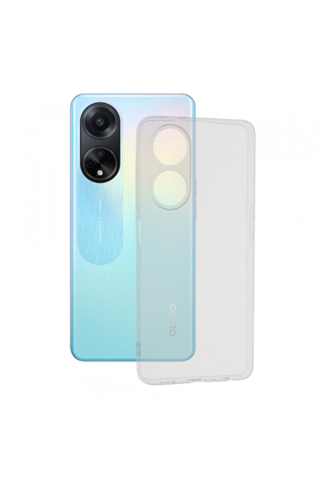 Case for Oppo A98, Techsuit, Clear, Transparent - 1
