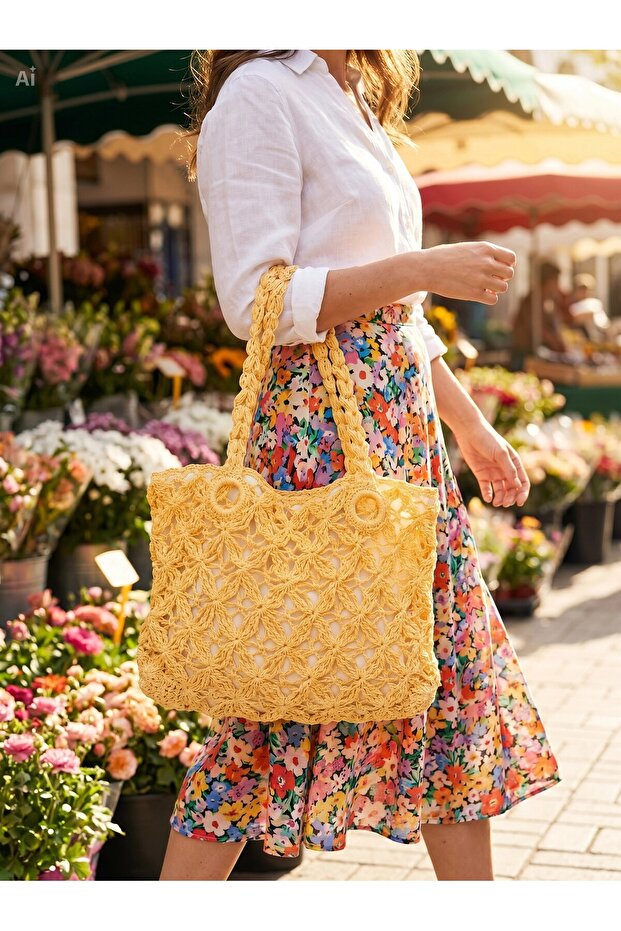 A Must-Have for Your Summer Outfits: Handmade Knitted Bag 🌸