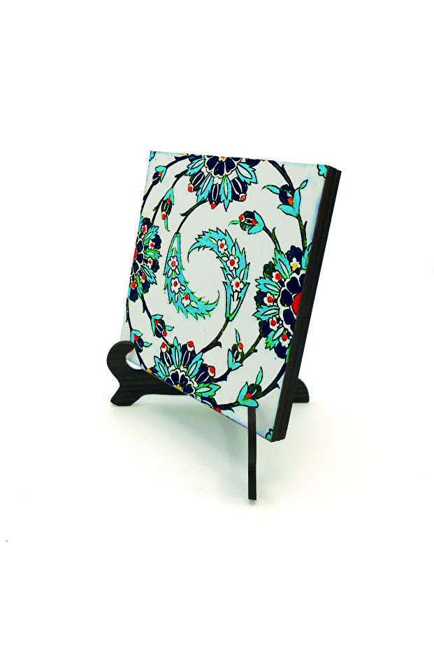 طاولة مكتبية من خشب MDF مطبوعة بنمط بلاط مدرسة كاراتاي 10x10 KD-10