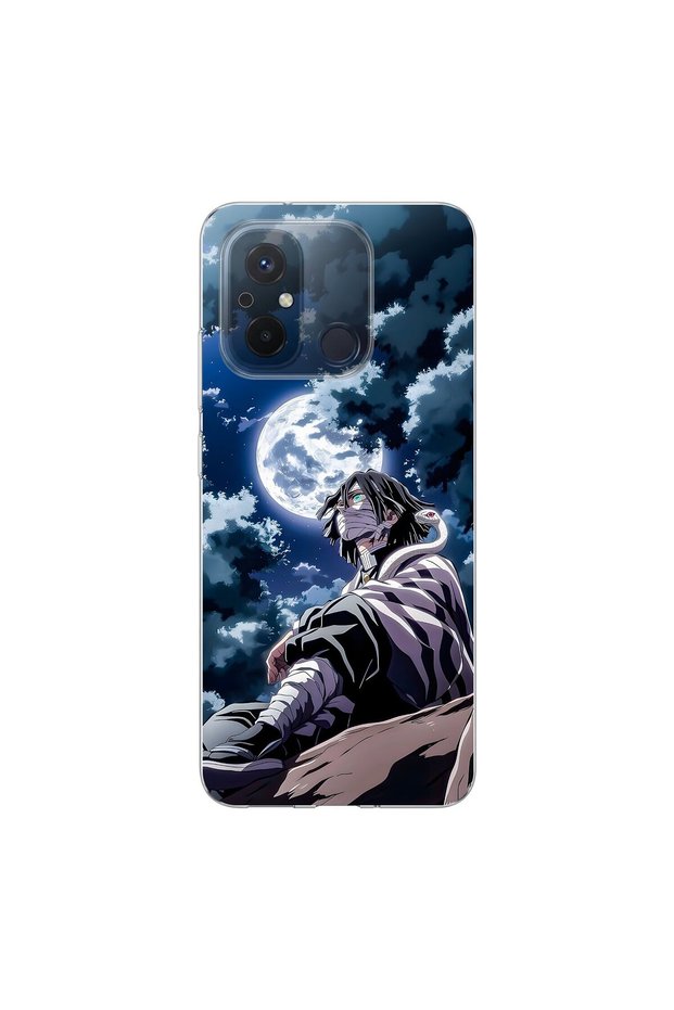 Redmi 12C Compatible Anime 4/4 Design Transparent Case