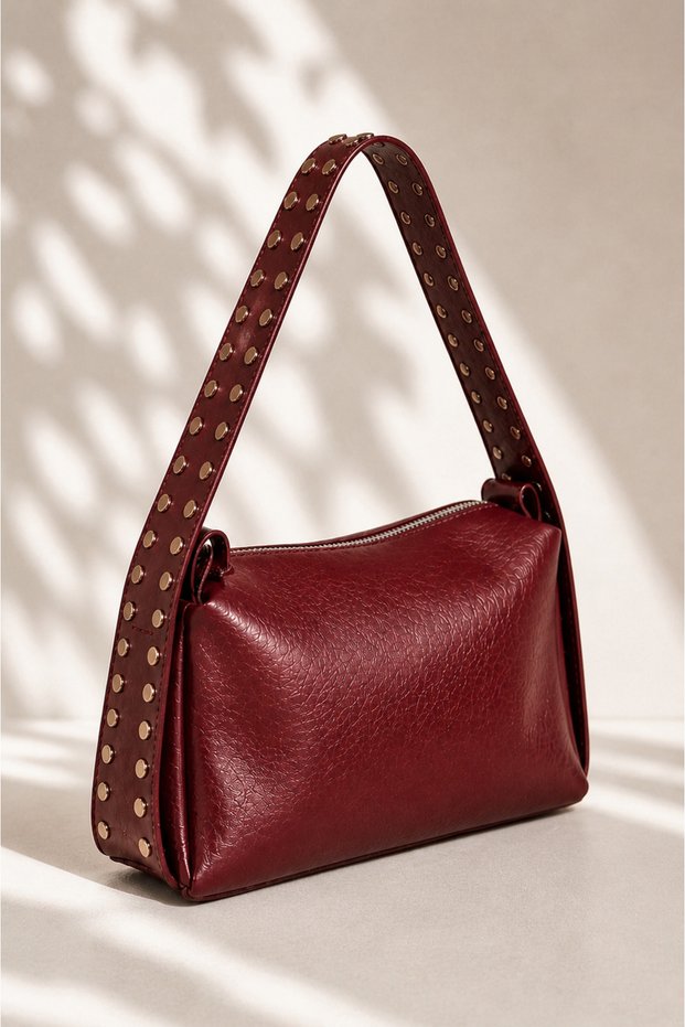 Novera Women's Shoulder Bag with Metal Accessories