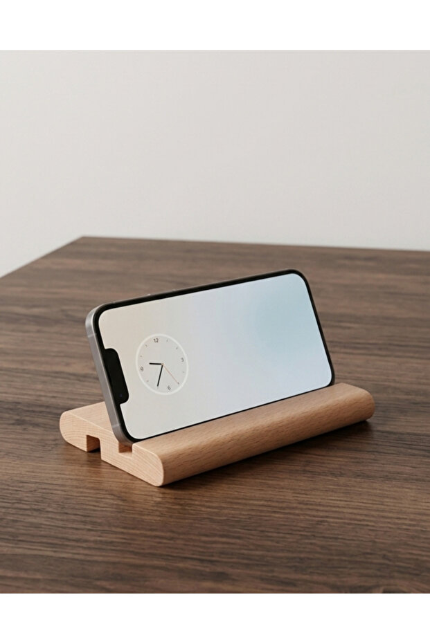Ahşap telefon tablet stand